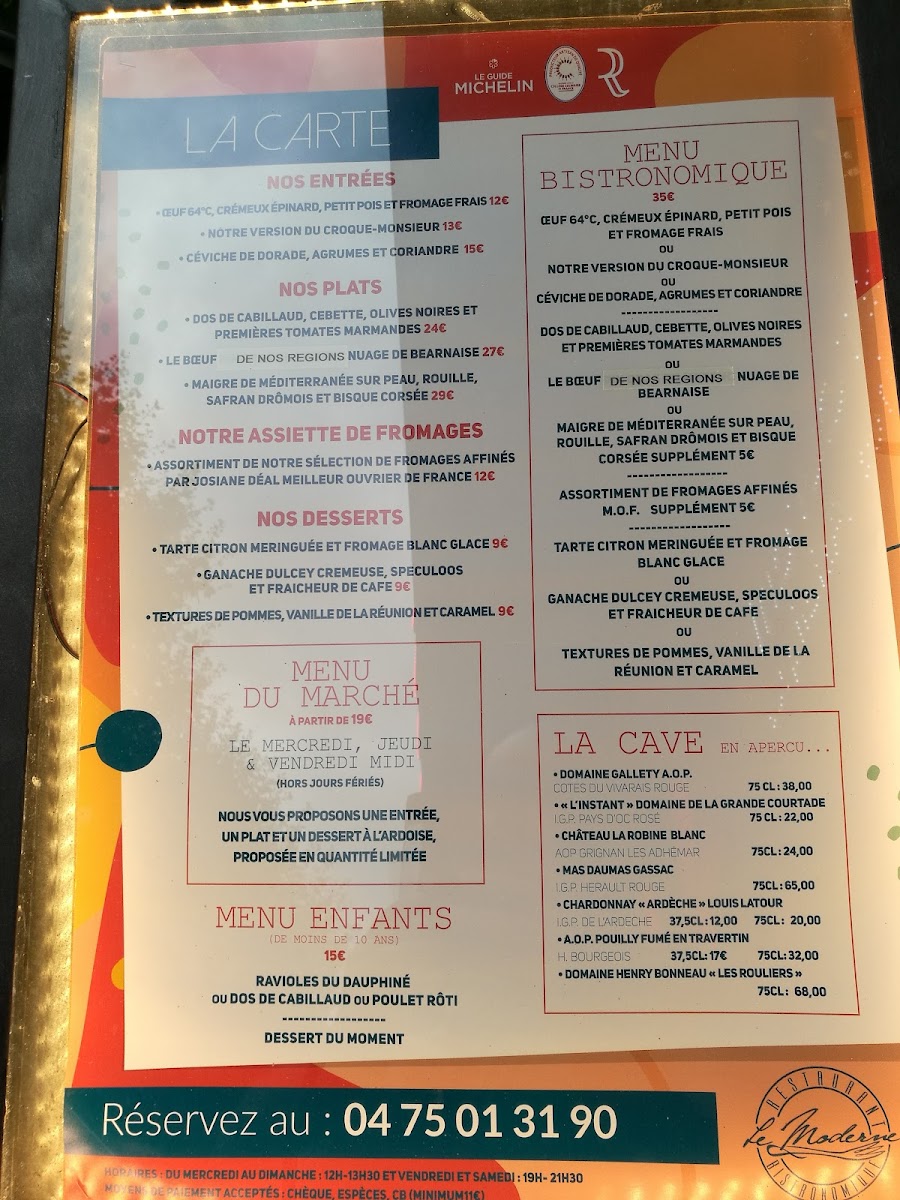 Menu Le Moderne-8